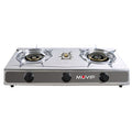 Cocina Gas Inox 3 Fuegos Serie Strong MUVIP