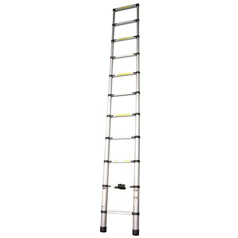 Escalera Telescópica Aluminio 10 Peldaños (1x10)