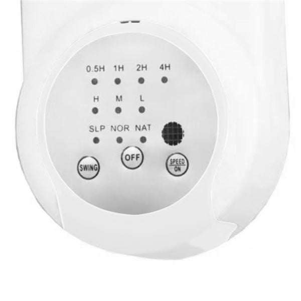 Ventilador de Pared 45W 3 Velocidades con Mando a Distancia MUVIP