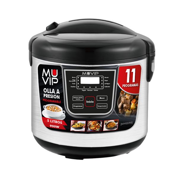 Olla Multifunción Programable 5 Litros | 11 Programas 900W MUVIP