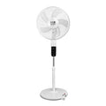 Ventilador de Pie Solar 40cm | Luz | USB | 12000mAh | 4 Velocidades