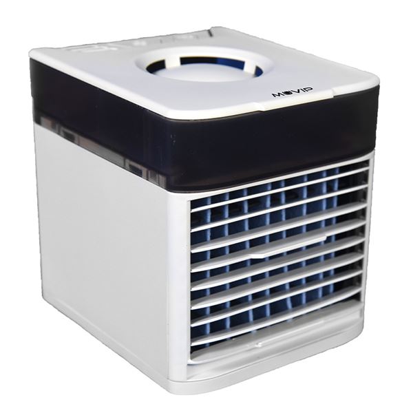 Mini Climatizador Portátil 10W con Luz LED 7 Colores MUVIP