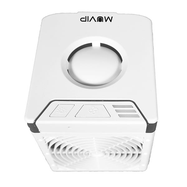 Mini Climatizador Portátil 10W con Luz LED 7 Colores MUVIP