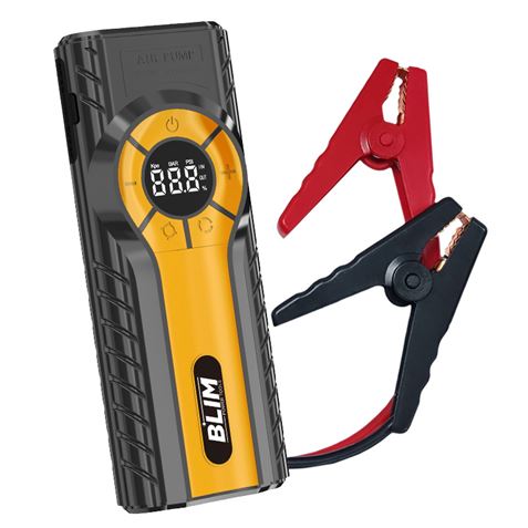 Arrancador Baterías 4 en 1 con Compresor 12.000 mAh BLIM