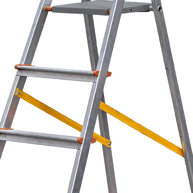 Escalera Aluminio 6 Peldaños con Cinta Airmec